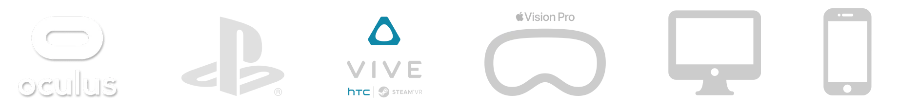 FeelmeVR Site Supported Logos