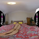 Evelina topmodel nude photosession backstage VR180 frame 4