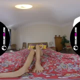 Evelina topmodel nude photosession backstage VR180 frame 9