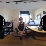 Margarita young teen virtual 3D strip in my office frame 1