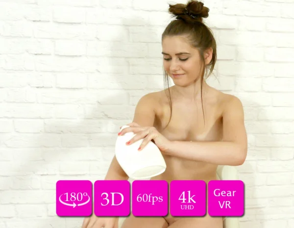 Sanija first nude virtual reality 3D video interview
