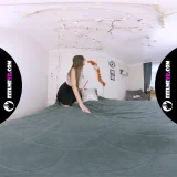 Virtual reality 180vr teen nude photoshoot backstage with Rebeka Ruby frame 1