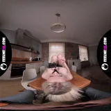 Orellia's Heavy Breasts Hang On Kitchen Table frame 5