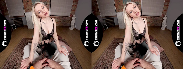 Orellia Lets You Take Off Her Black Stockings